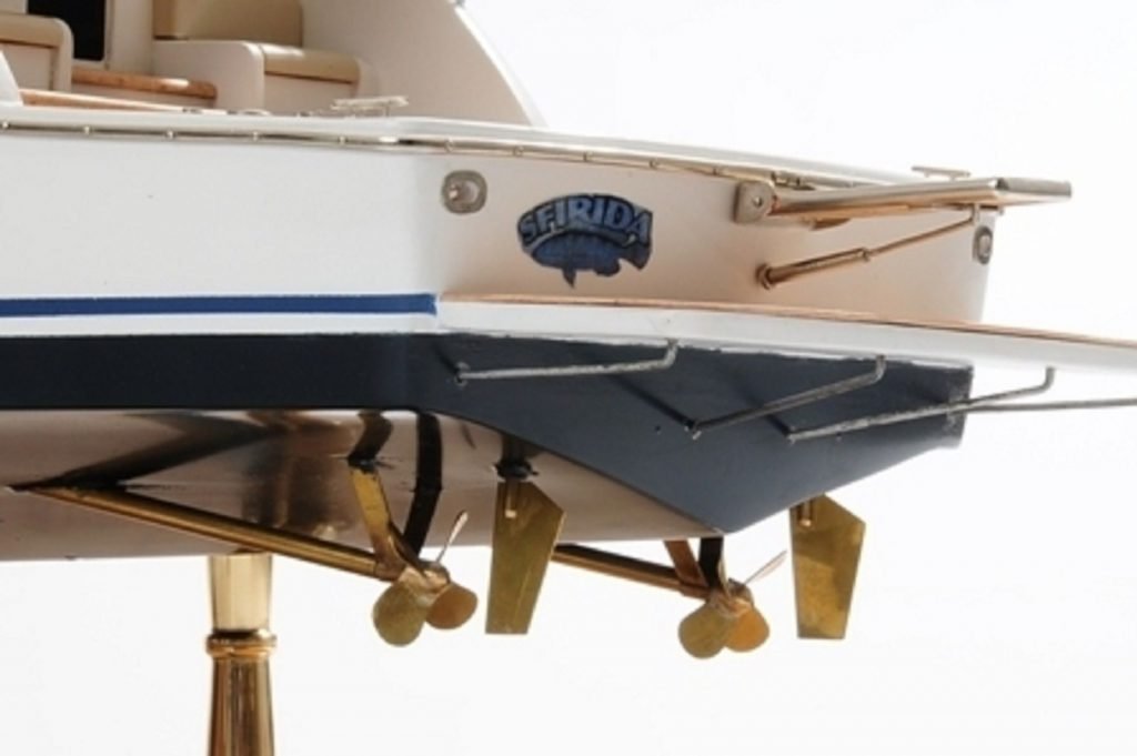 Bertram 700 Model Yacht, Sport Fishing Yacht Model, Handcrafted Ship ...