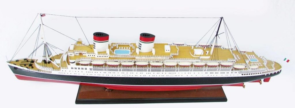 Conte Di Savoia ship model