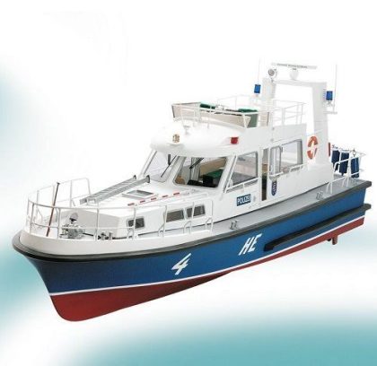 HE4 Police Boat Model Boat Kit - Krick