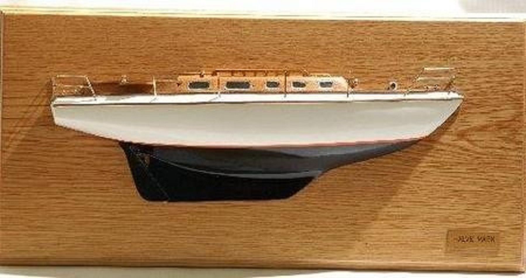 Vindo 40 Sloop Display Ship Half Model - Premier Ship Models