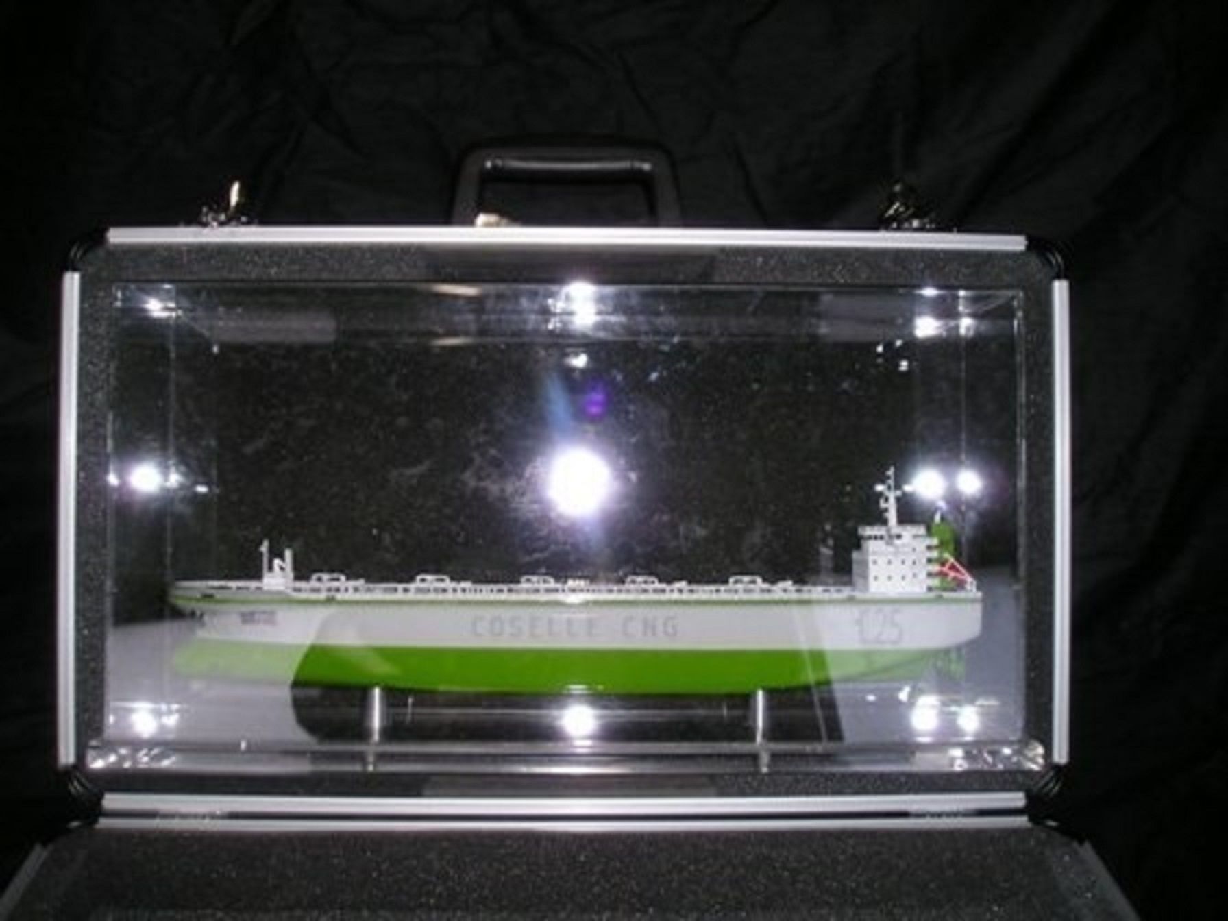 CNG Open Hull Display Ship Model (in Display case) - Premier Ship Models