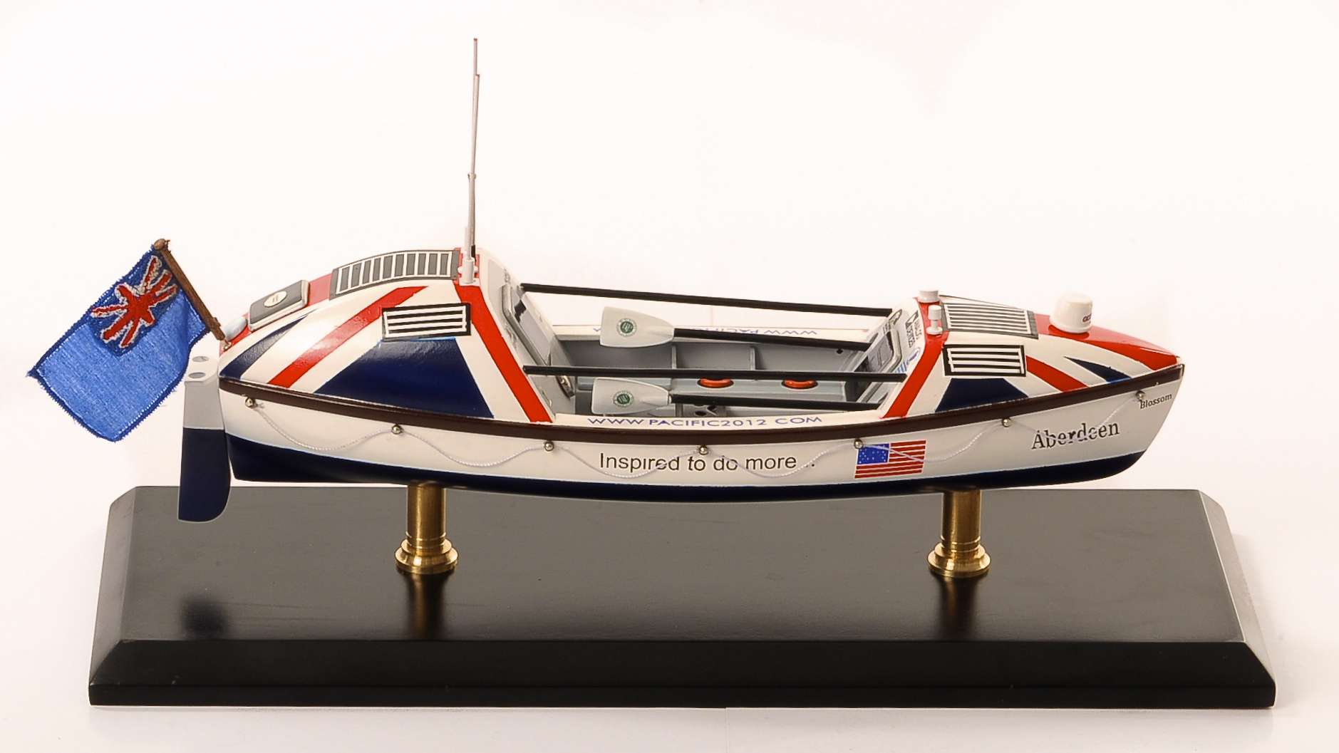 Blossom Endurance Solo Rowing Boat Display Ship Model - Premier Ship Models