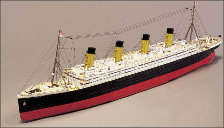 Titanic No 1 (Hull only) Model Boat Kit - Mantua Models
