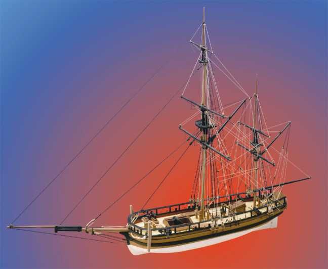 HM Mortar Vessel Convulsion Model Boat Kit - Caldercraft