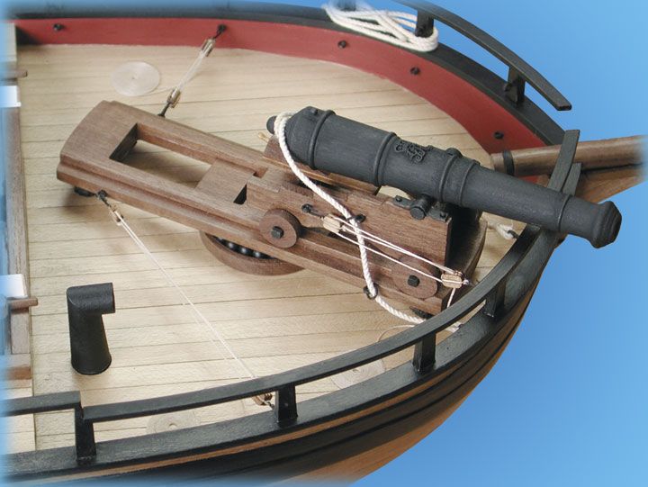 1728-9751-HM-Gunboat-William-Model-Ship-Kit