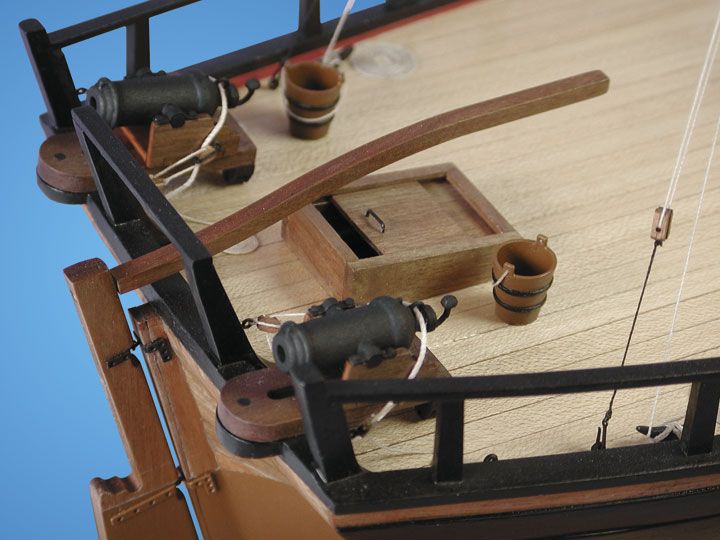 1728-9759-HM-Gunboat-William-Model-Ship-Kit