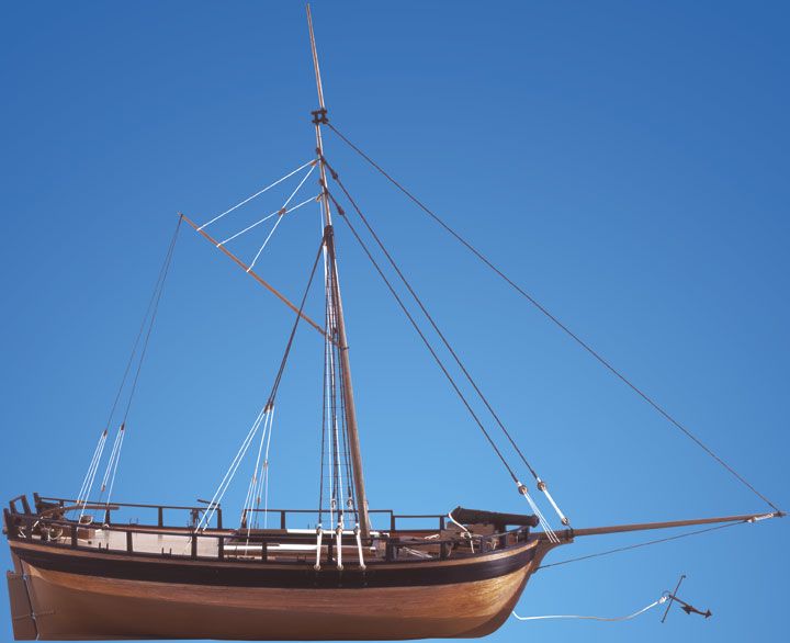1728-9760-HM-Gunboat-William-Model-Ship-Kit