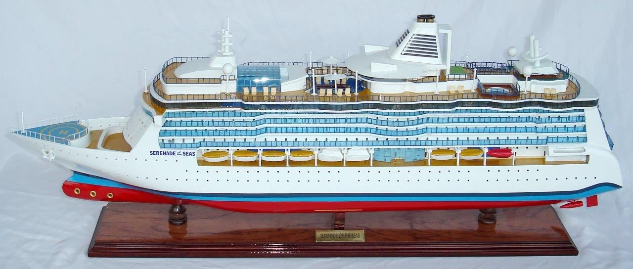 Serenade of the Seas Wooden Display Ship Model - GN
