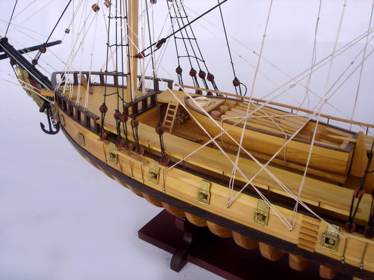 2097-12866-USS-Rattlesnake-Ship-Model-with-Frame-Hull
