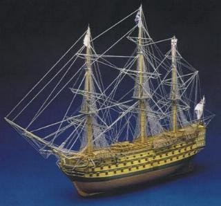 HMS Victory with Copper Hull Model Boat Kit - Panart