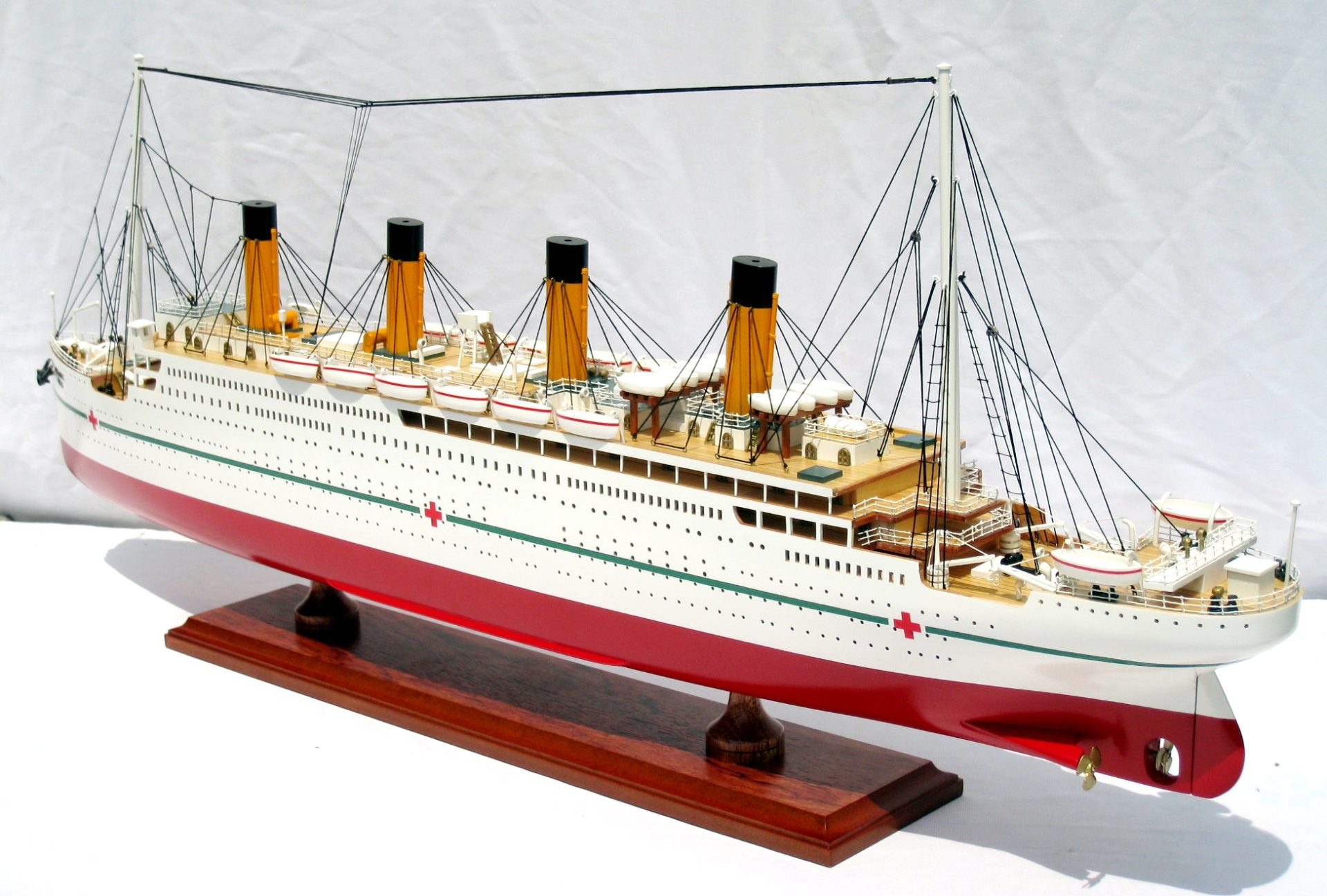 HMHS Britannic Wooden Display Ship Model - GN