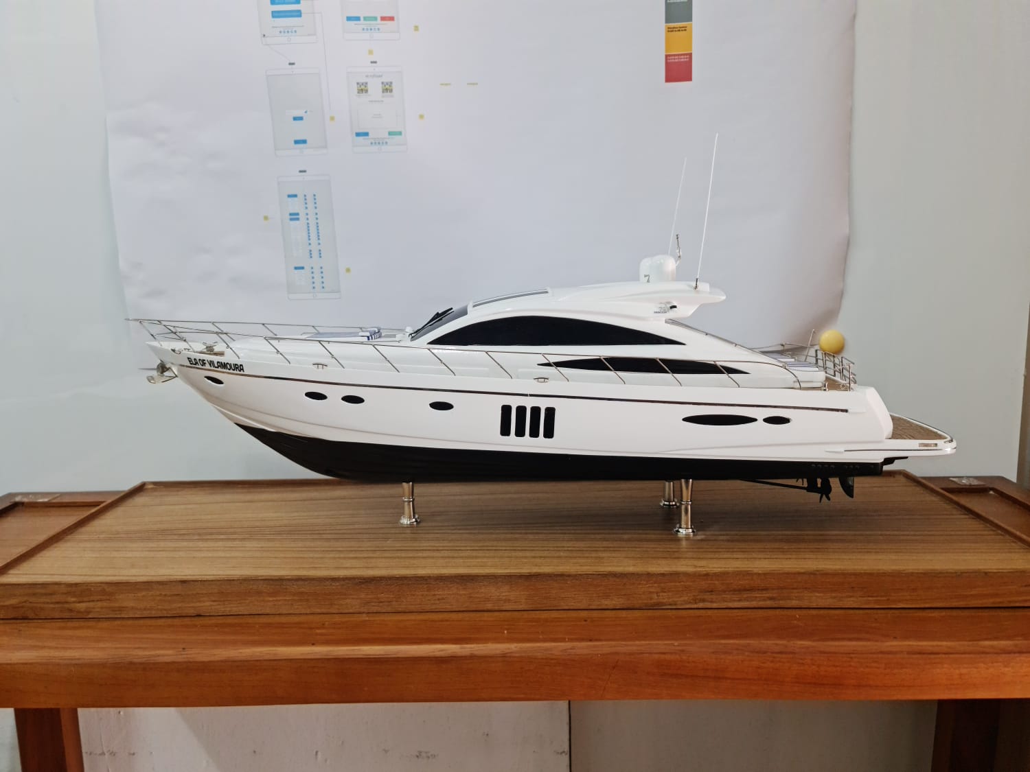 Princess V70 Display Ship Model - Premier Ship Models
