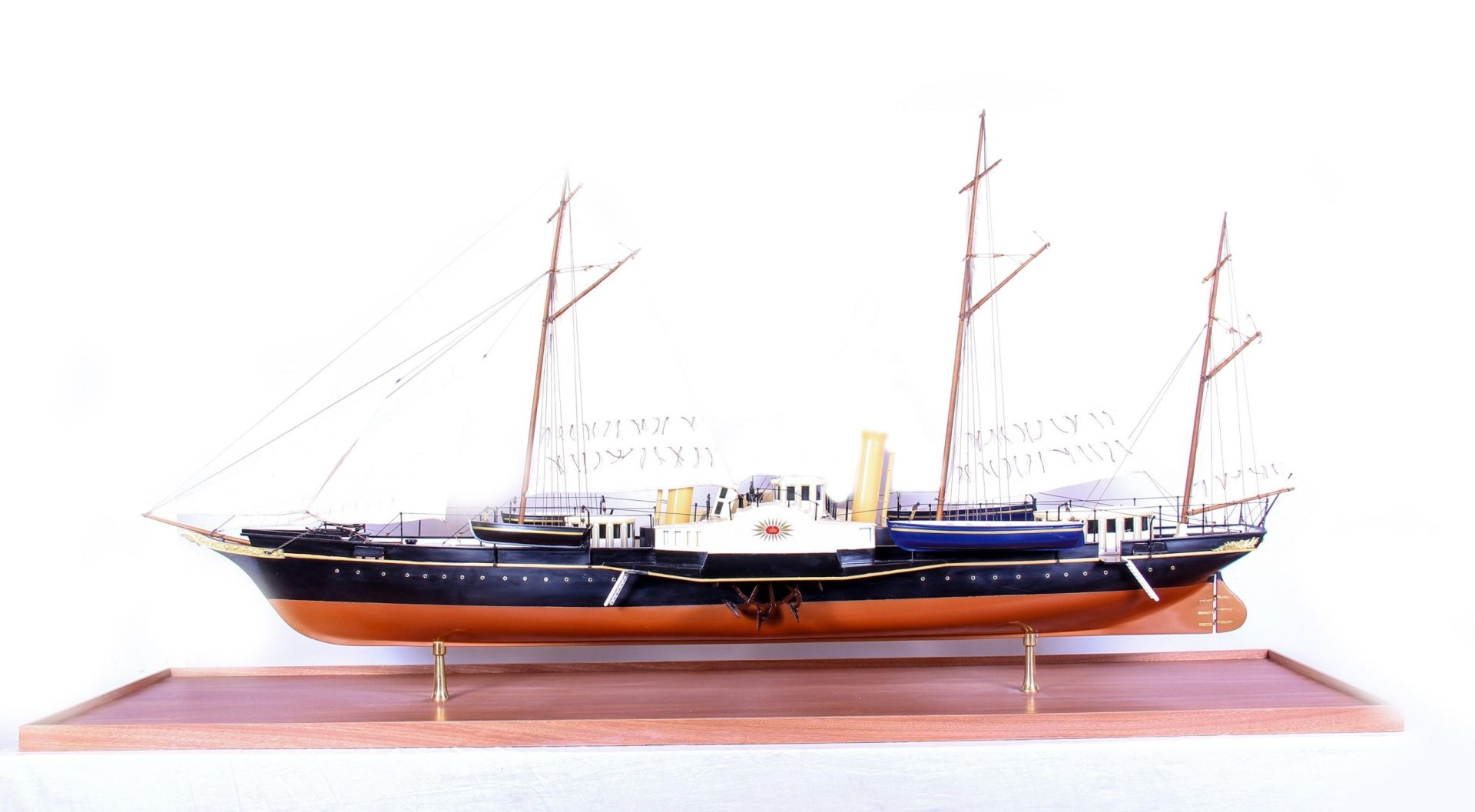 Royal Yacht HMS Alberta Display Ship Model - Premier Ship Models