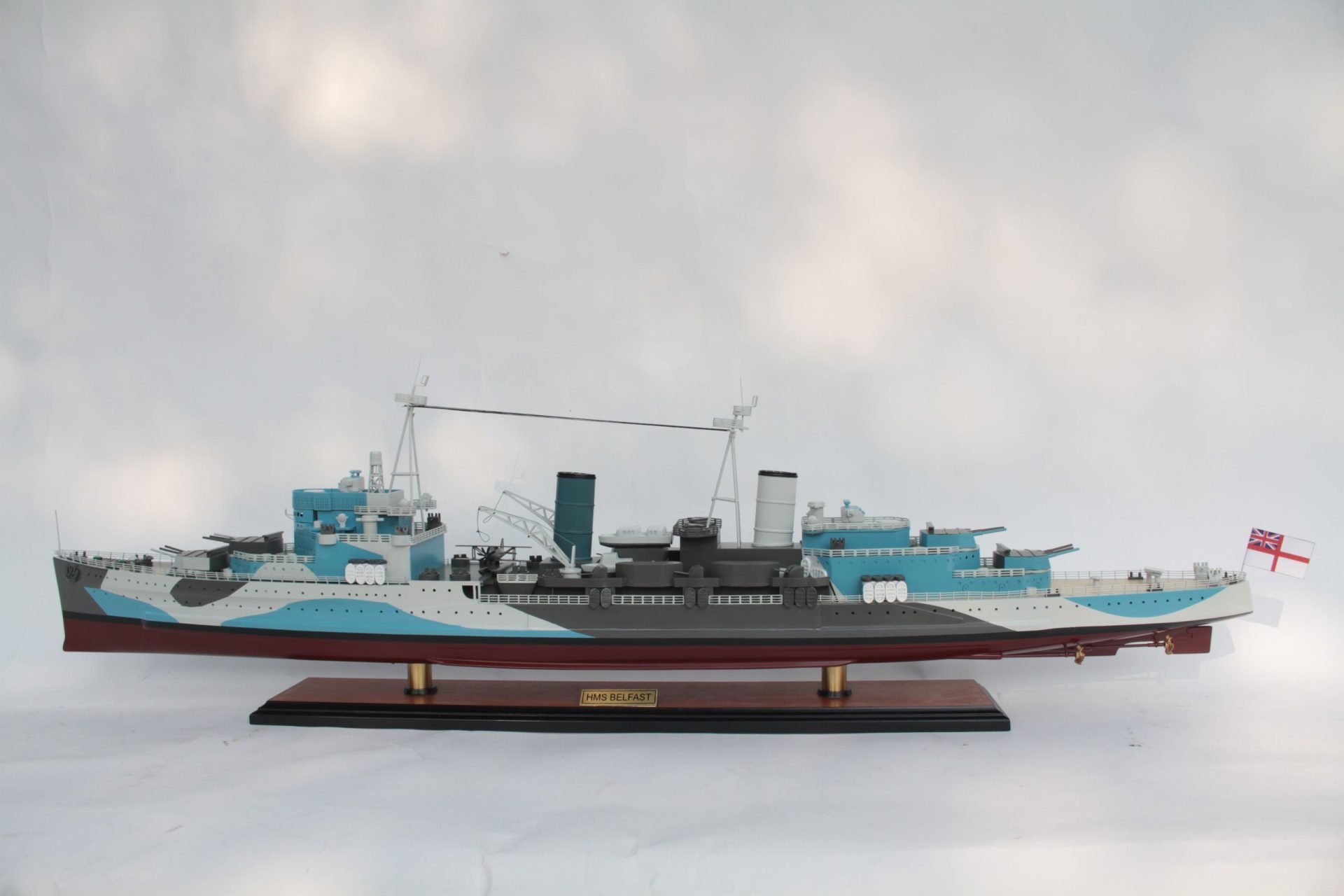 HMS Belfast Display Ship Model - GN
